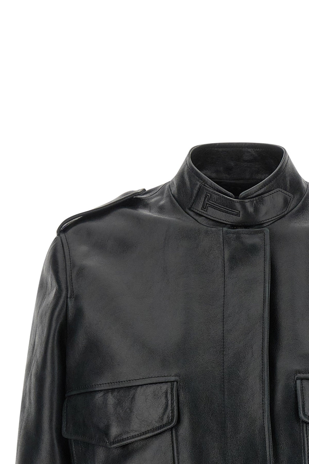 Tom Ford Women's Aviator Jacket with Embossed T Detail - image 4