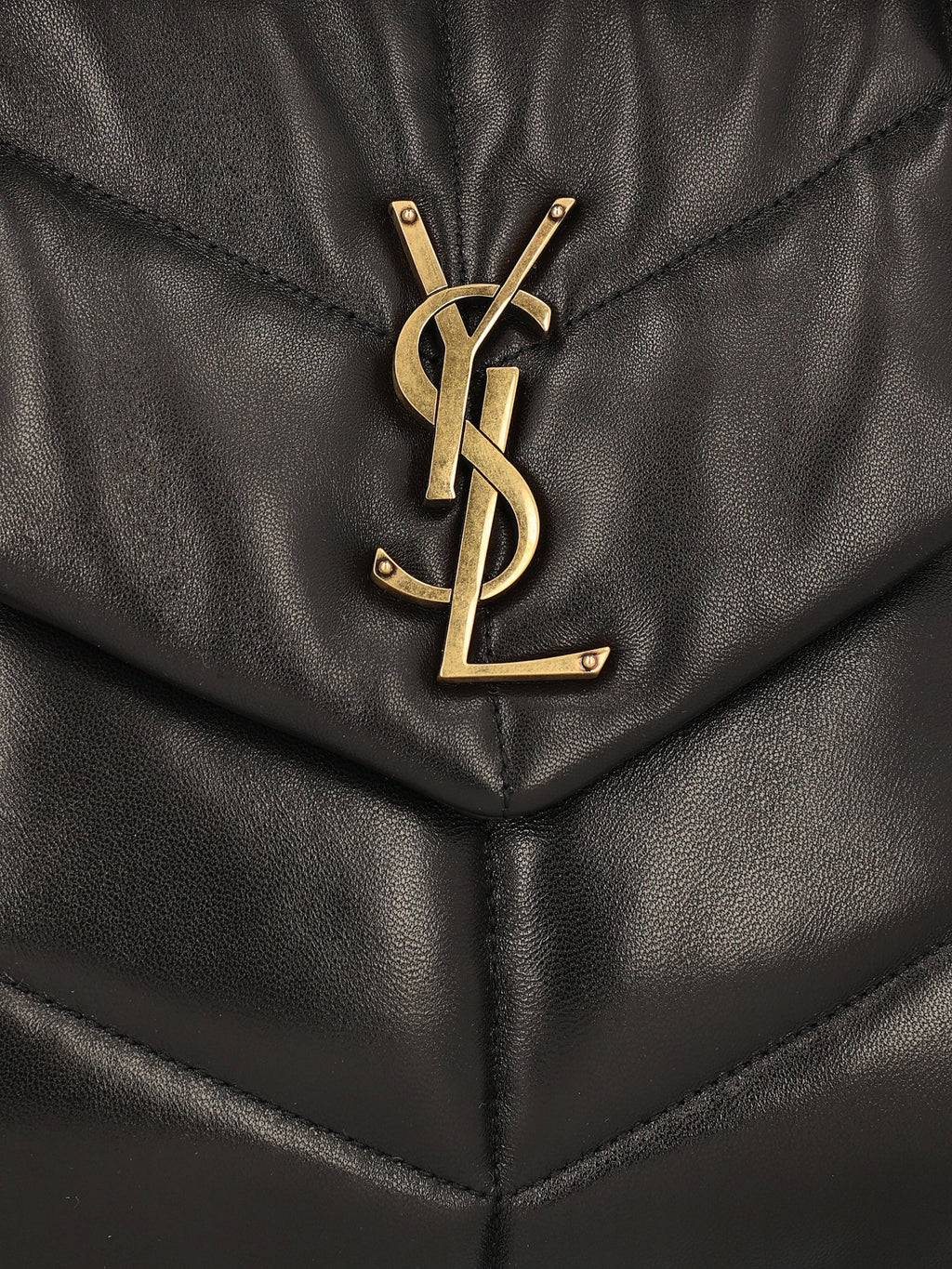 Saint Laurent Women's Leather Puffer Bag in Black - view 4