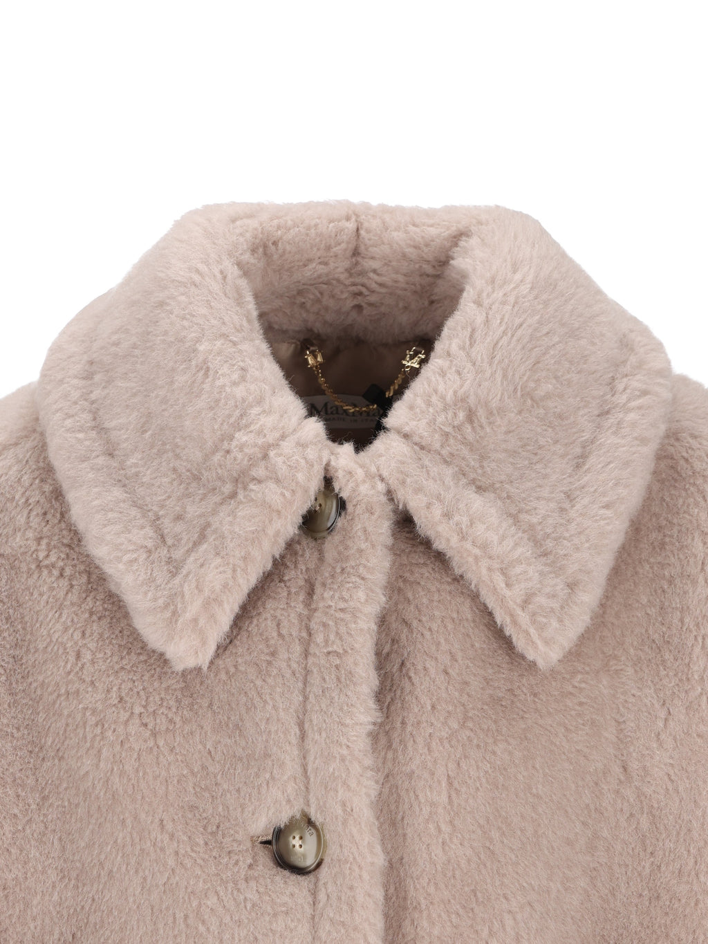 Max Mara Women's Teddy Alpaca Cape in Beige - view 4