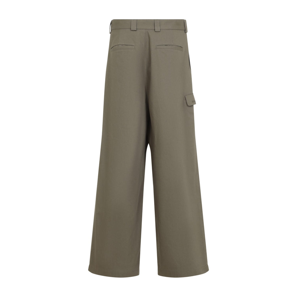 Balenciaga Men's Loose Fit Workwear Pants in Khaki - image 4