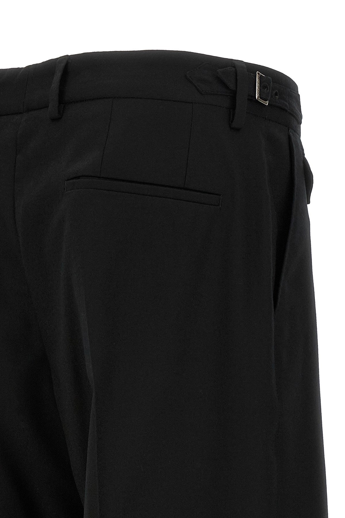 Dolce & Gabbana Men's Flannel Pants in Black - view 4