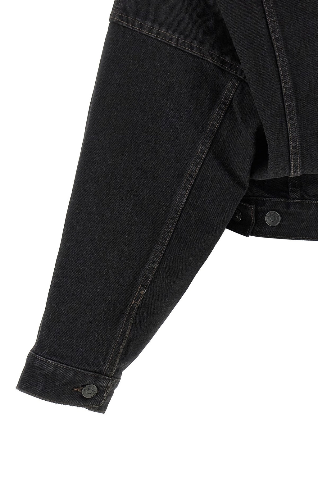 Balenciaga Women's Wrap Jacket in Black Cotton - view 4