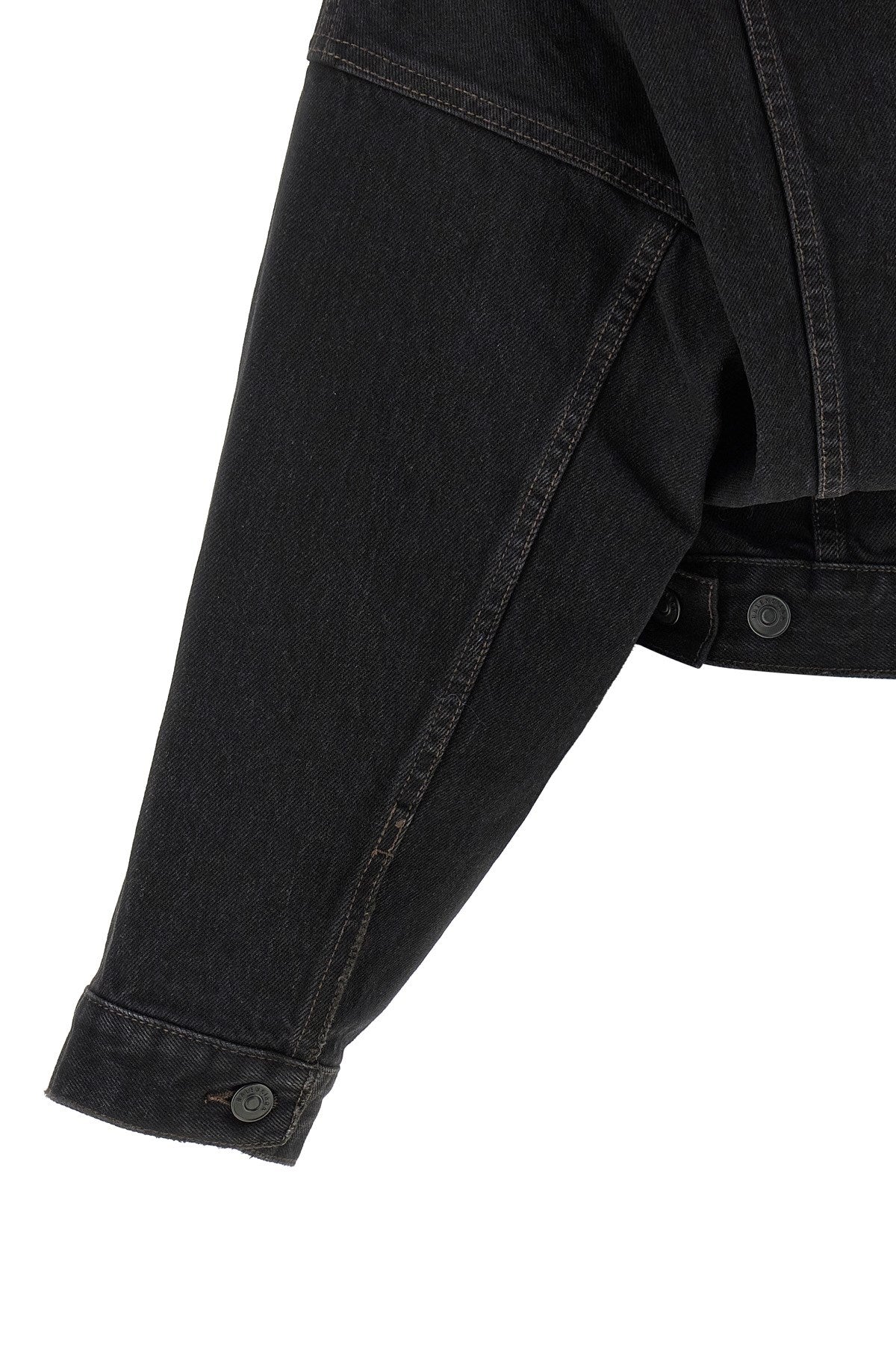 Balenciaga Women's Wrap Jacket in Black Cotton - view 4