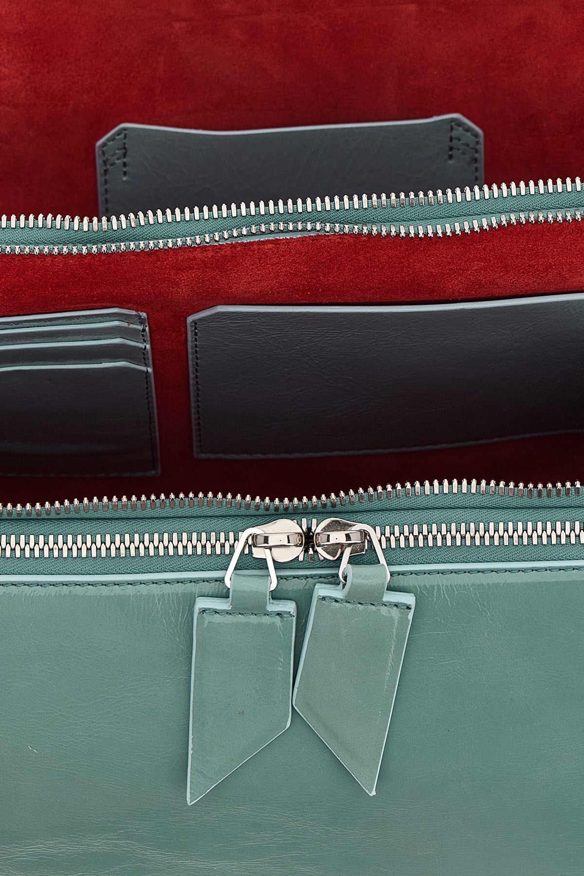 The Attico Women's Shoulder Bag in Light Blue Leather - view 4