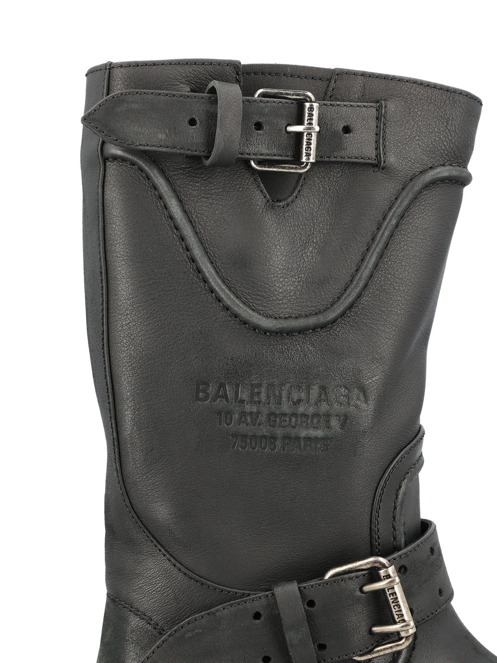 Balenciaga Women's Venom Leather Boots in Black - view 4