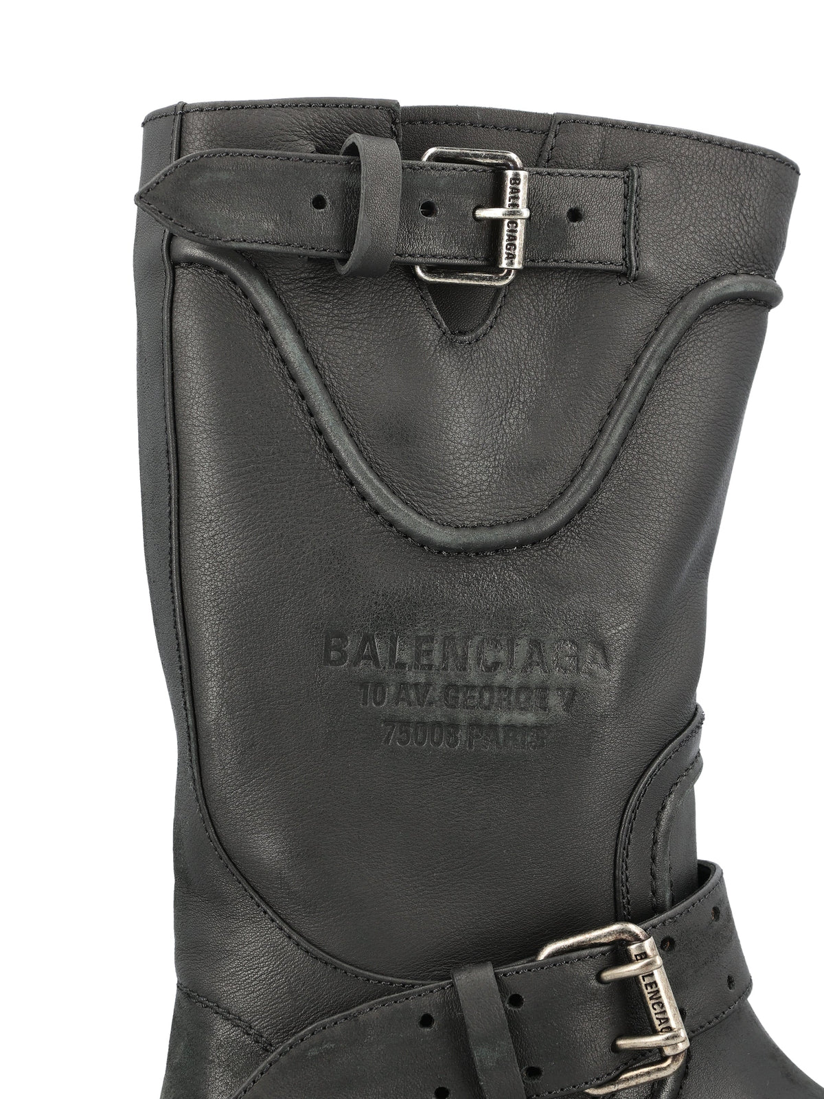 Balenciaga Women's Venom Leather Boots in Black - view 4