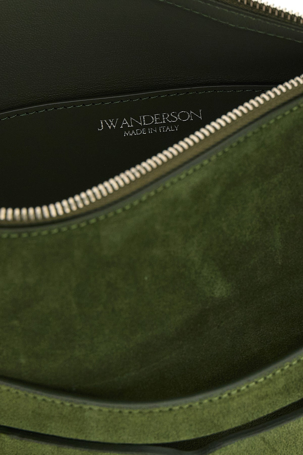 JW Anderson Women's Loafer Medium Handbag in Green Suede - view 4