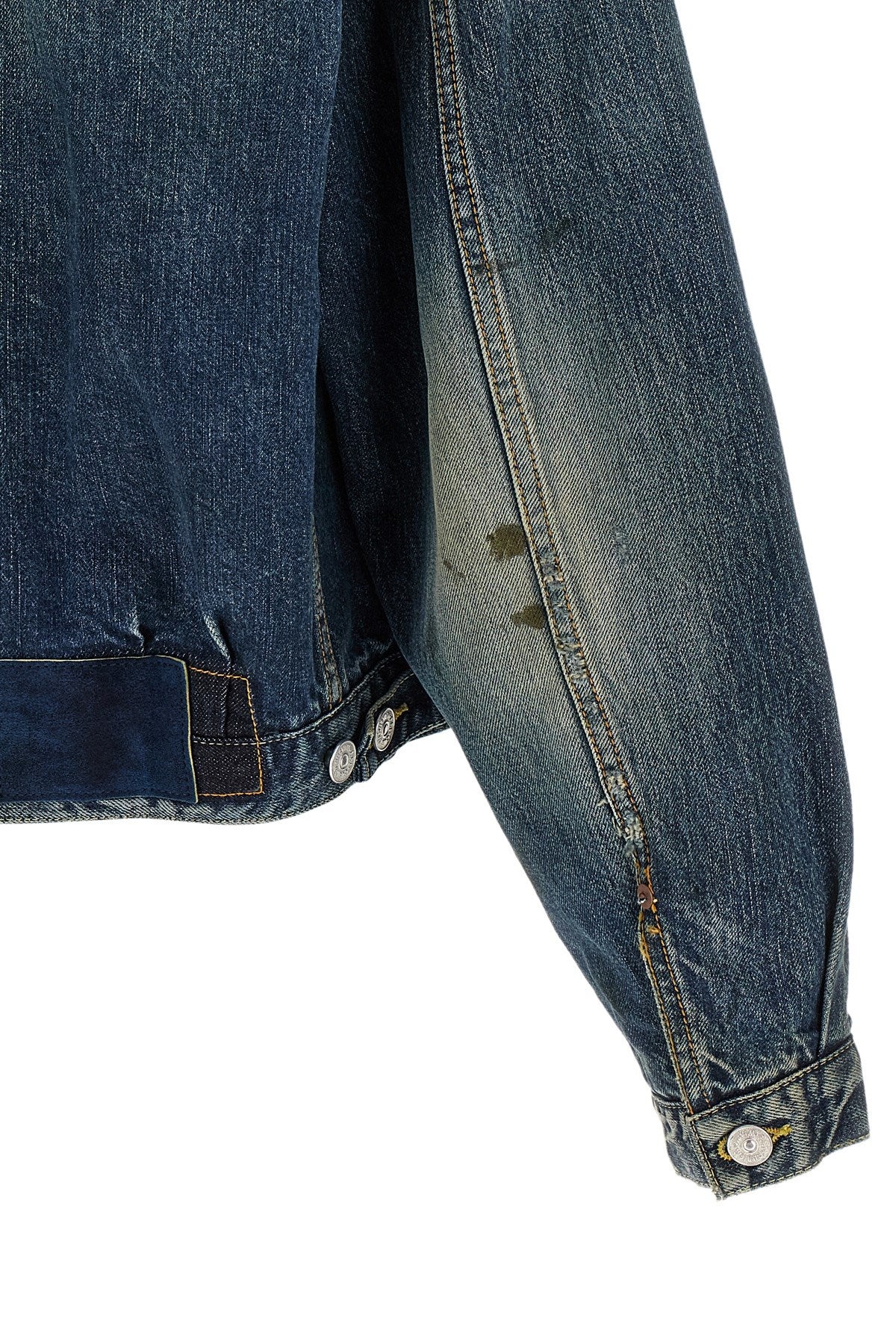 Visvim Men's 101XX Jacket in Blue Cotton - view 4