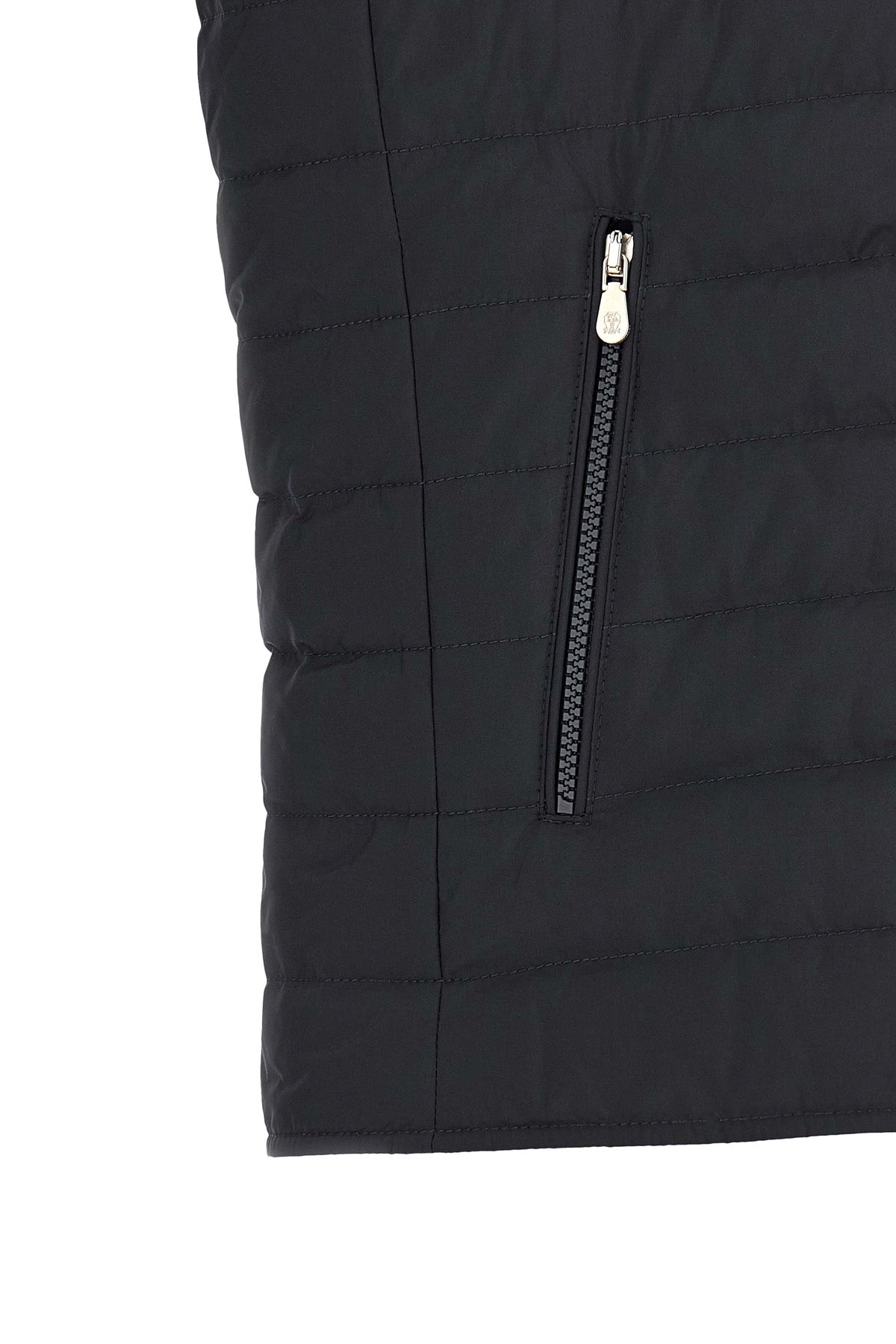 Brunello Cucinelli Men's Quilted vest in Blue - image 4