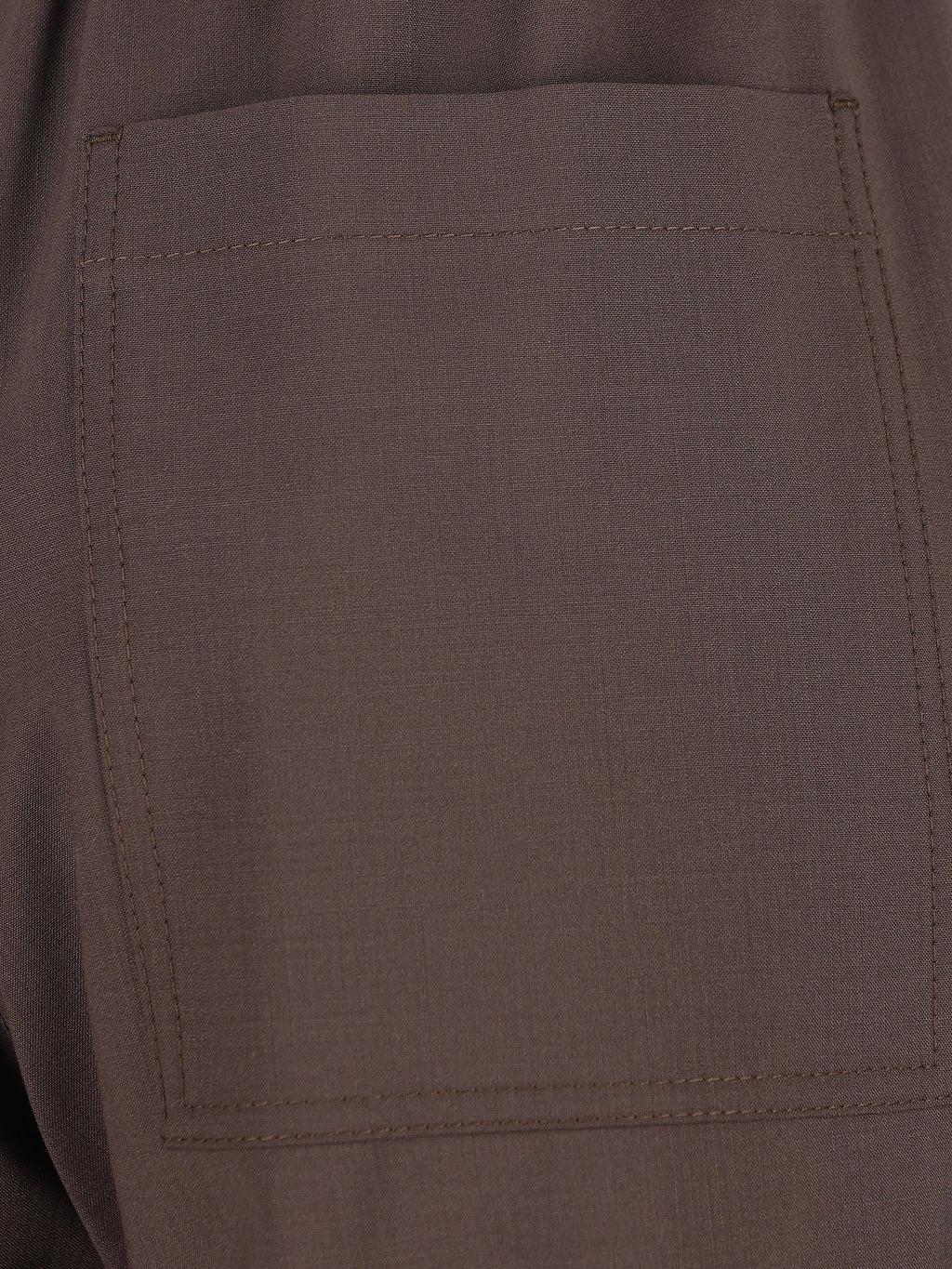 Brunello Cucinelli Women's Virgin Wool Trousers in Brown - view 4