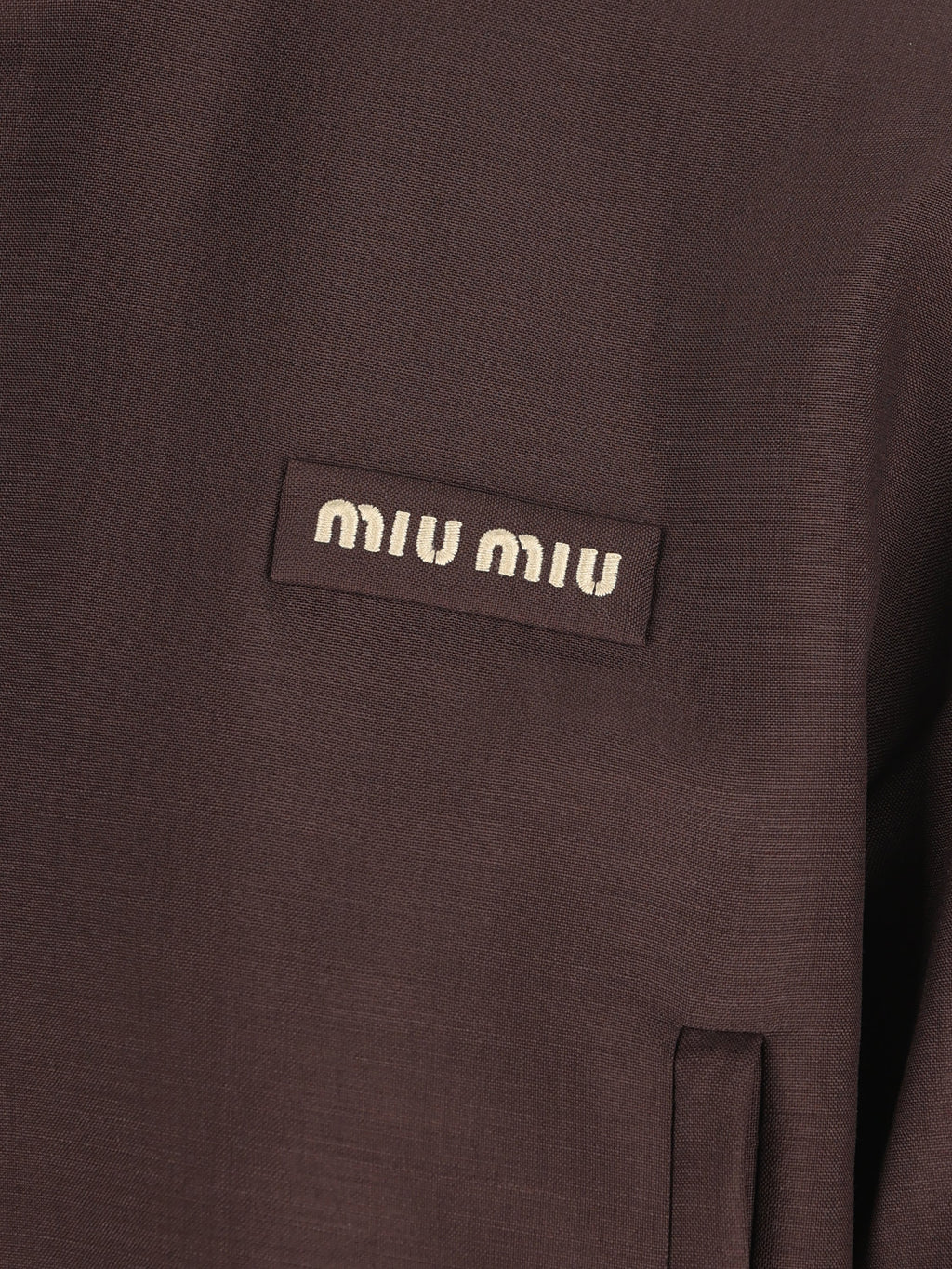 Miu Miu Women's Mohair Blouson in Brown - view 4