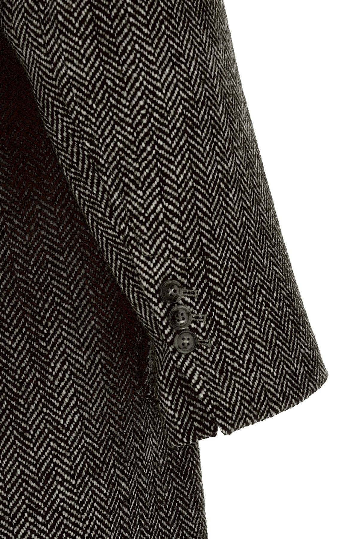 Ami Paris Men's Double-breasted Coat in Black Wool - view 4