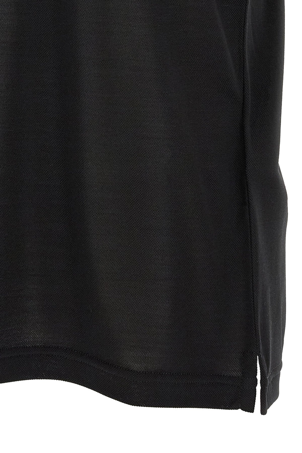 Gucci Men's Web Detail Silk Jersey Polo in Black - image 4