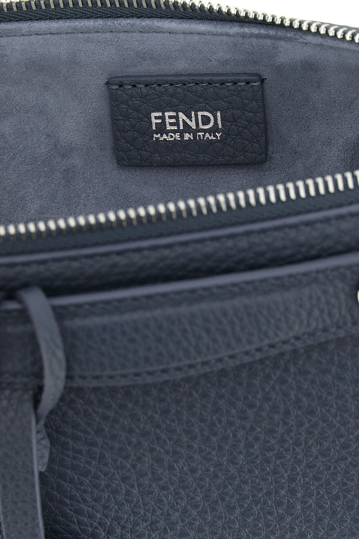Fendi Women's By the Way Soft Mini Clutch in Blue Leather - view 4