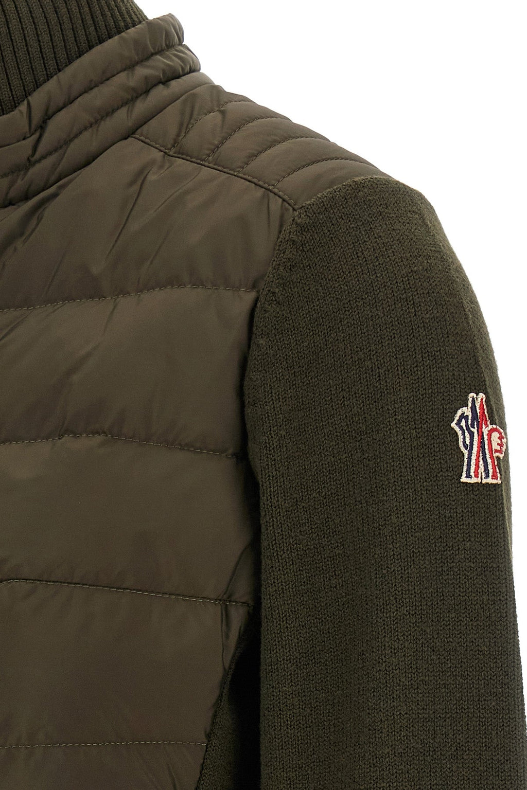 Moncler Grenoble Women's Quilted Cardigan in Green - image 4