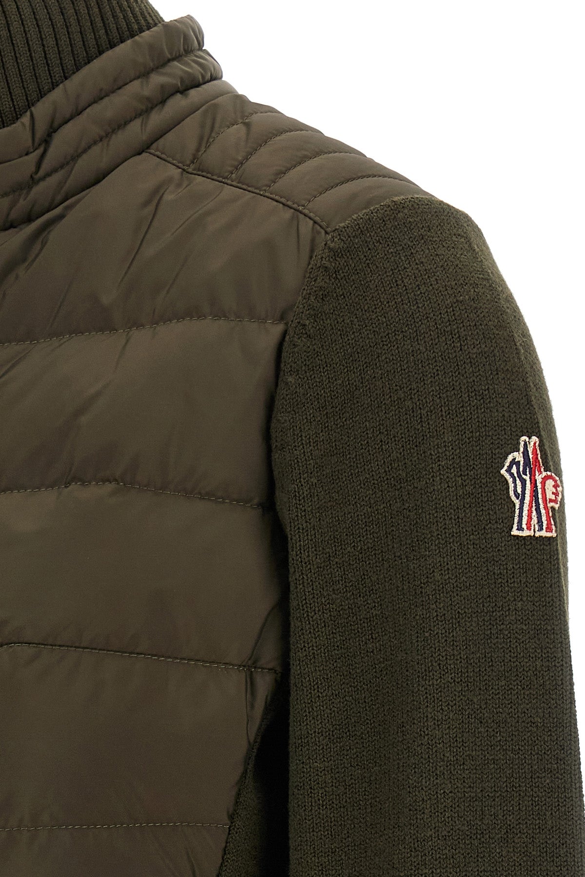 Moncler Grenoble Women's Quilted Cardigan in Green - image 4
