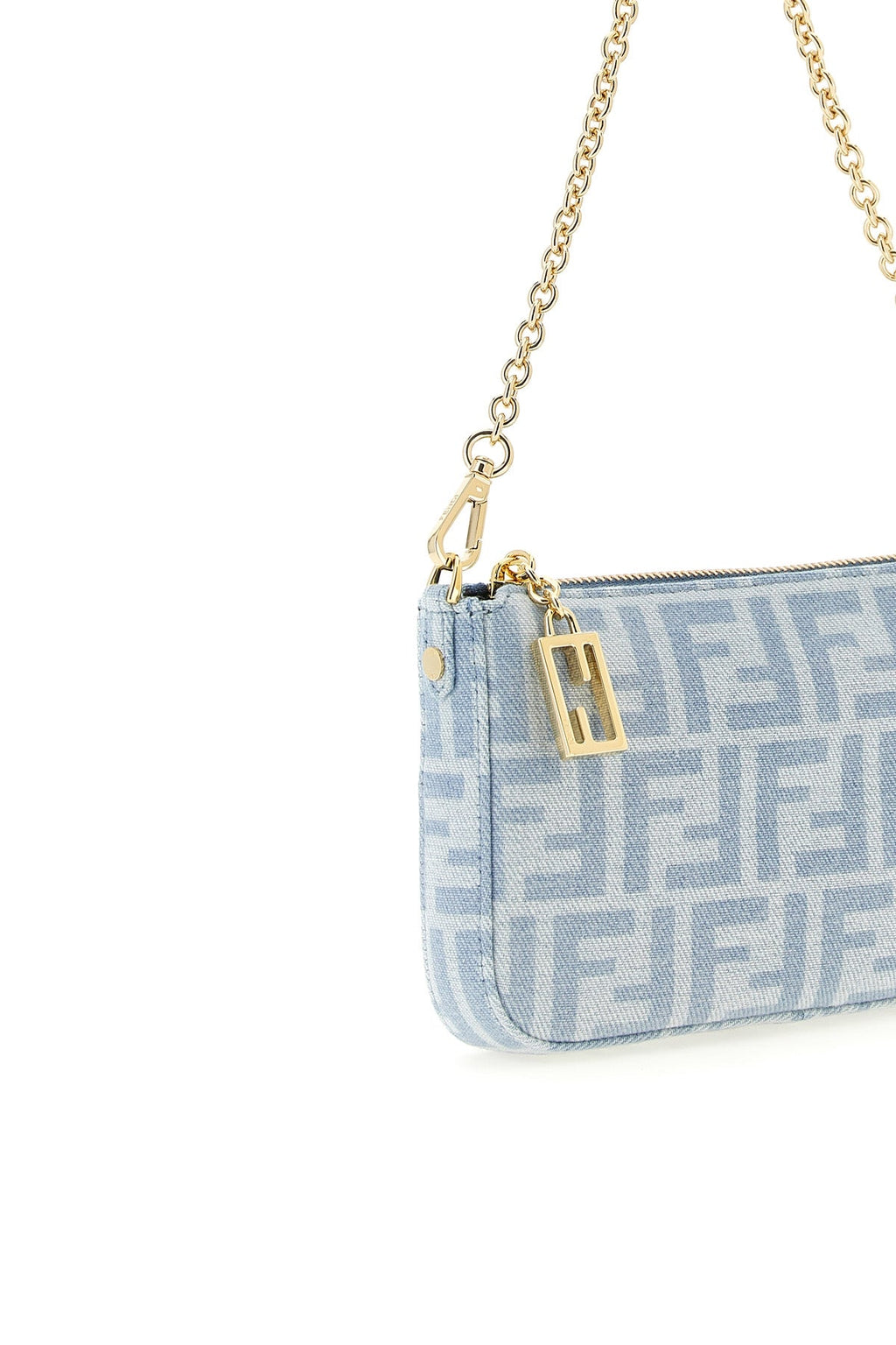 Fendi Women's Baguette pouch in Light Blue - image 4