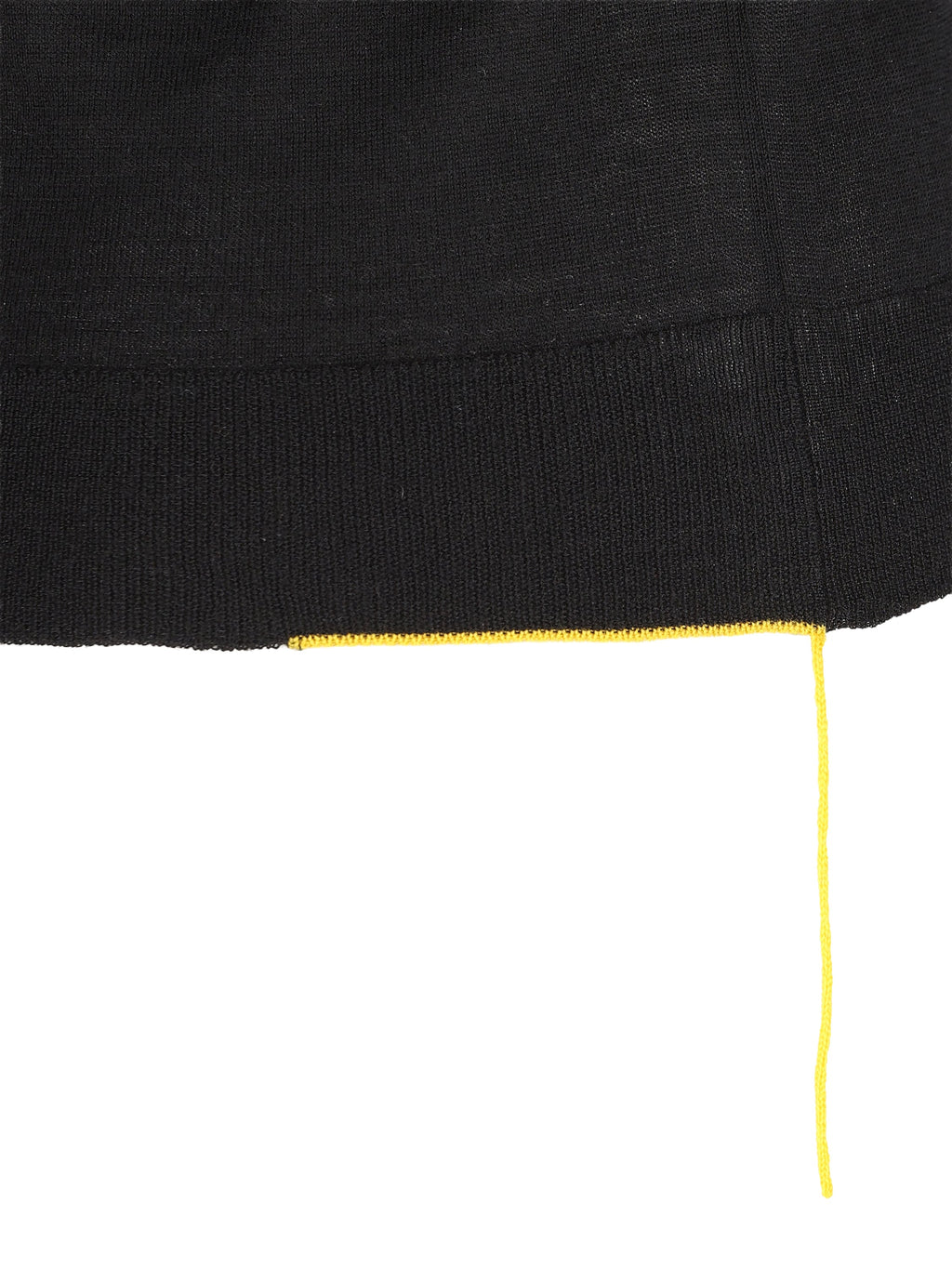 Fendi Women's Cashmere Silk V-Neck Jumper in Black - view 4