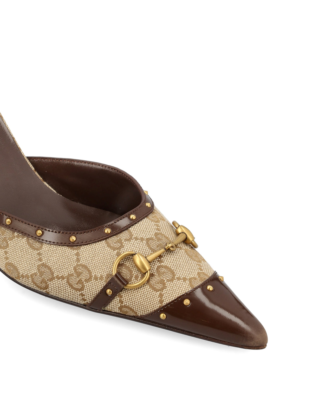 Gucci Women's GG Fabric Pumps in Beige - view 4