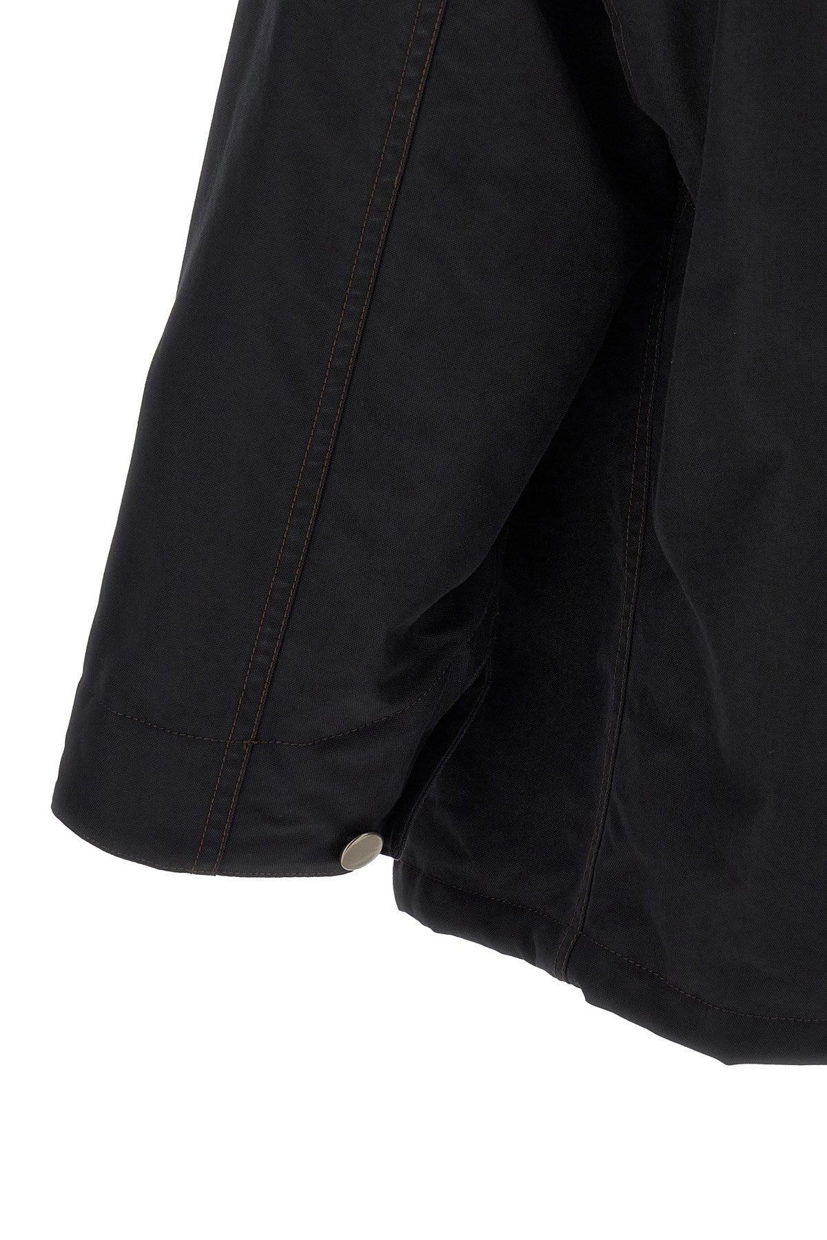 Prada Men's Padded Canvas Jacket in Black - view 4