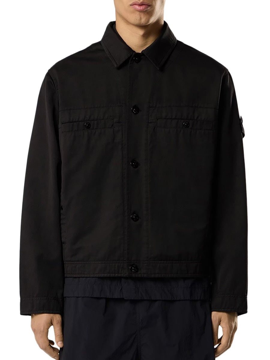 Stone Island Men's Coach Jacket in Wool