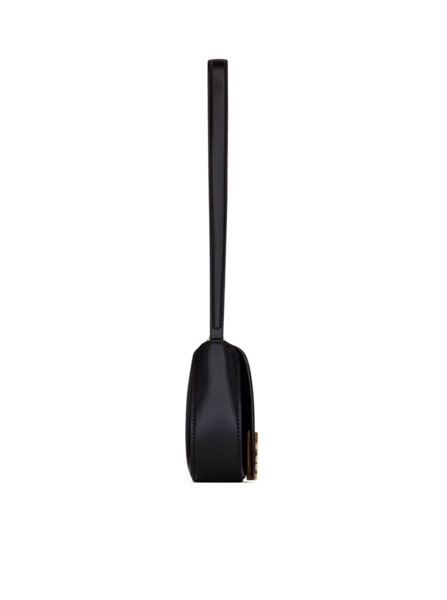 Saint Laurent Women's Leather Voltaire Mini Bag in Black
