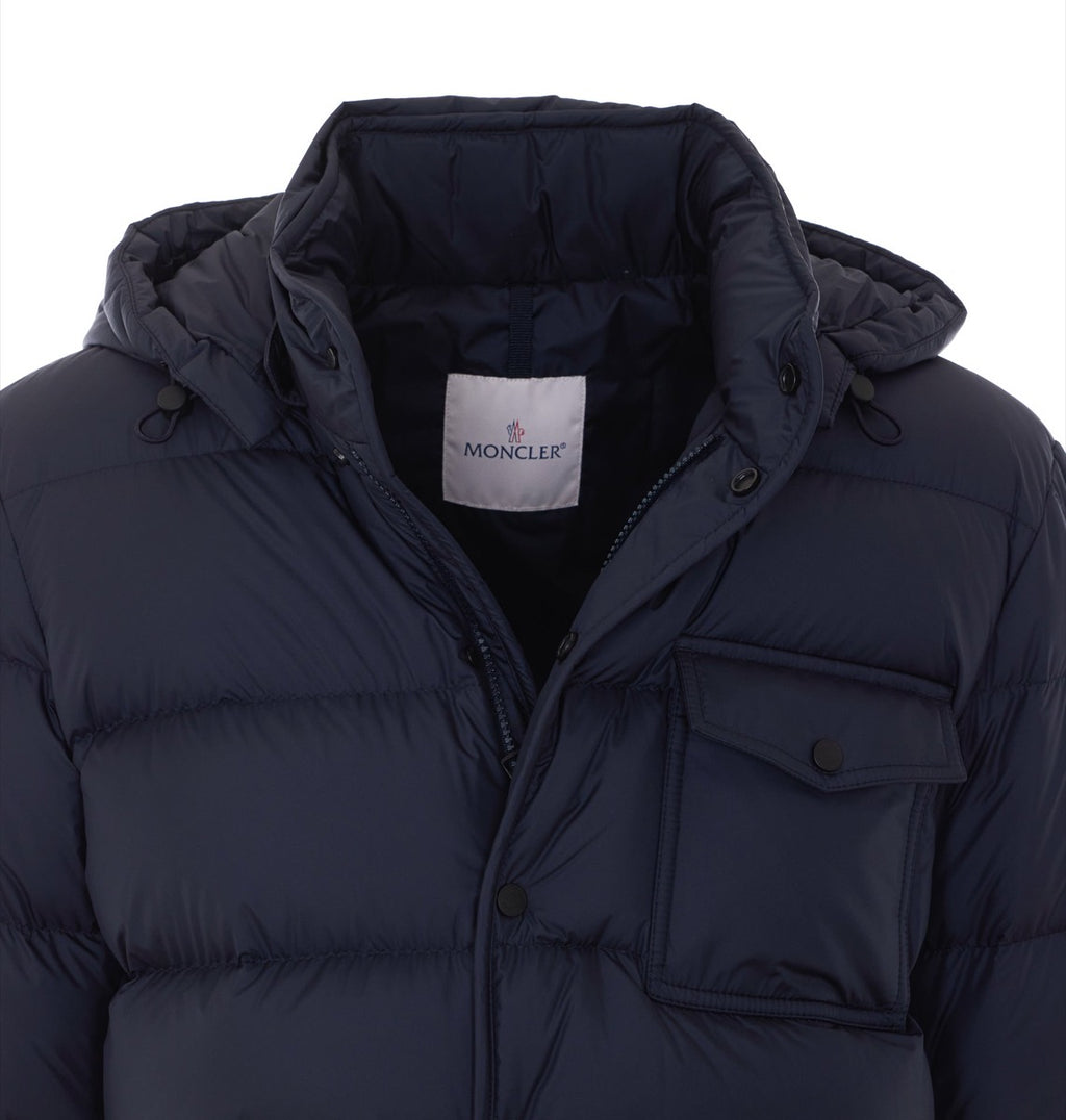 Moncler Men's Down Tygid Jacket in Blue