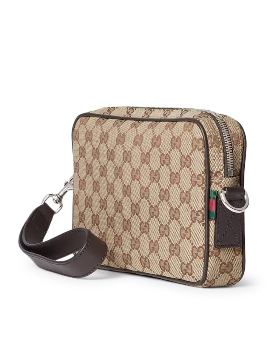 Gucci Men's Fabric Shoulder Bag in Nude