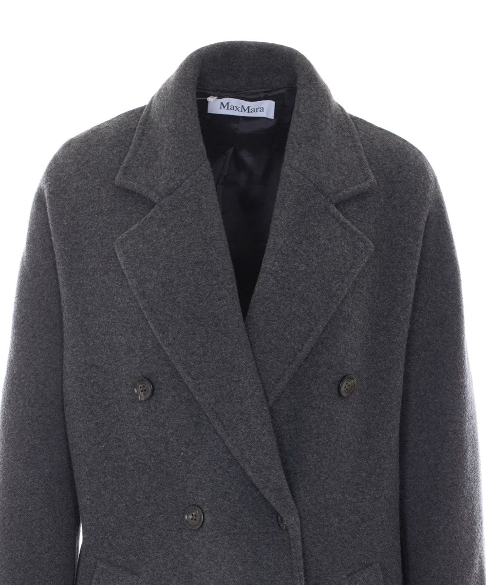 Max Mara Women's Cashmere Long Coat in Grey