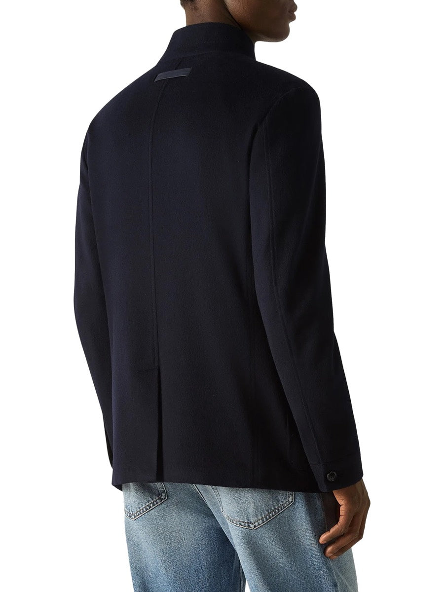 Zegna Men's Cashmere The Count Jacket in Blue