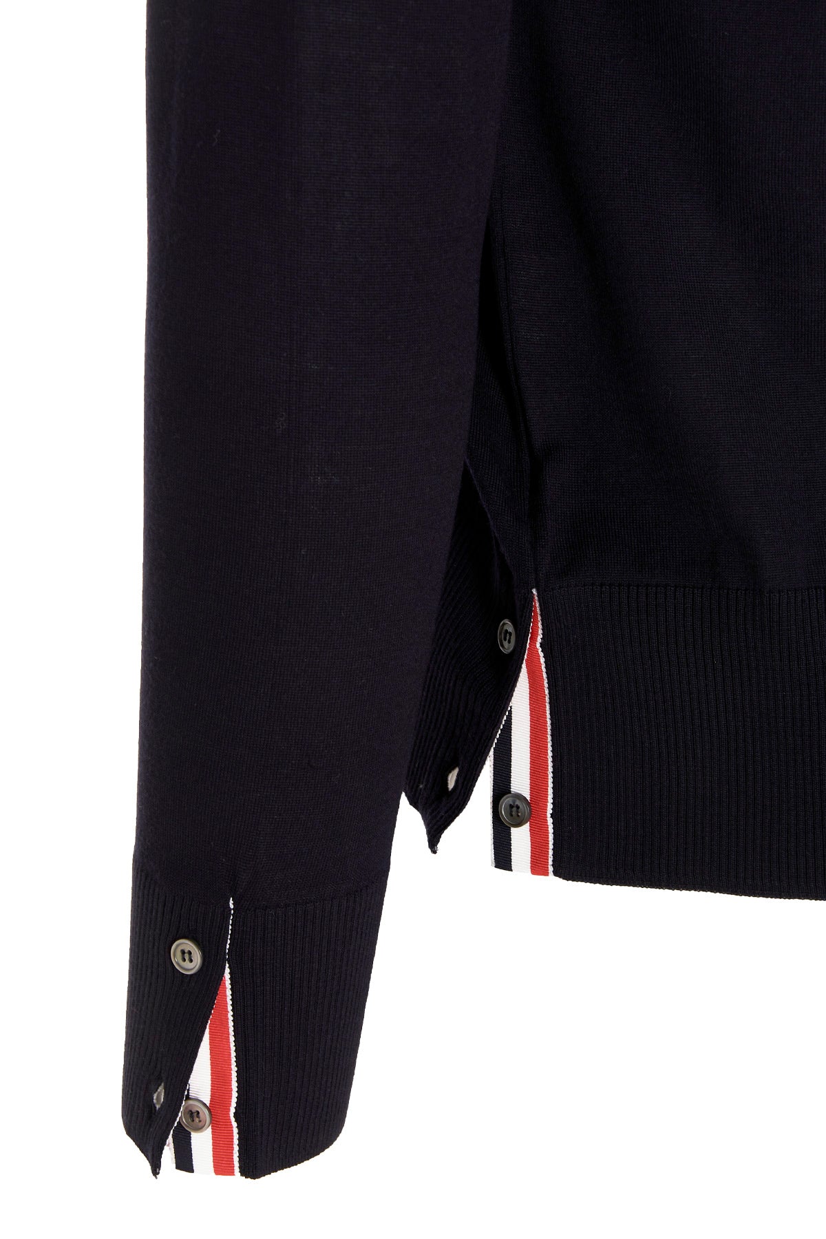 Thom Browne Men's V-Neck Cardigan With 4-Bar Intarsia - image 5