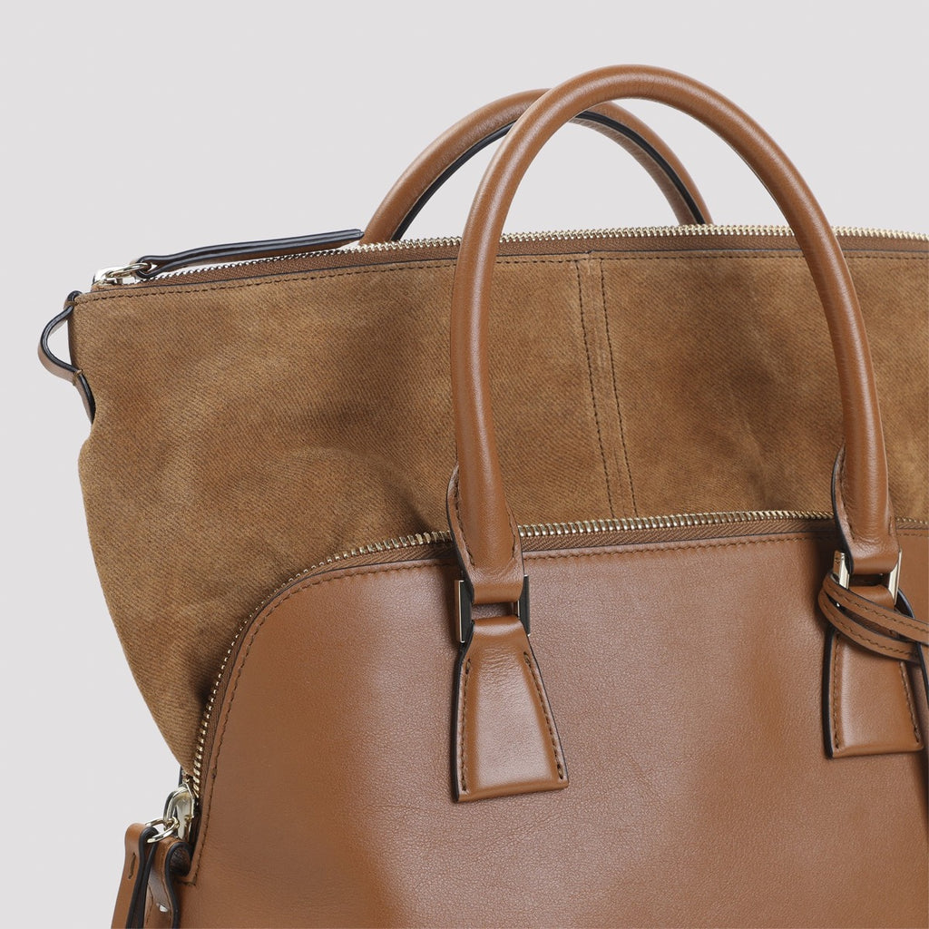 Maison Margiela Women's 5AC Soft Leather Bag in Cognac