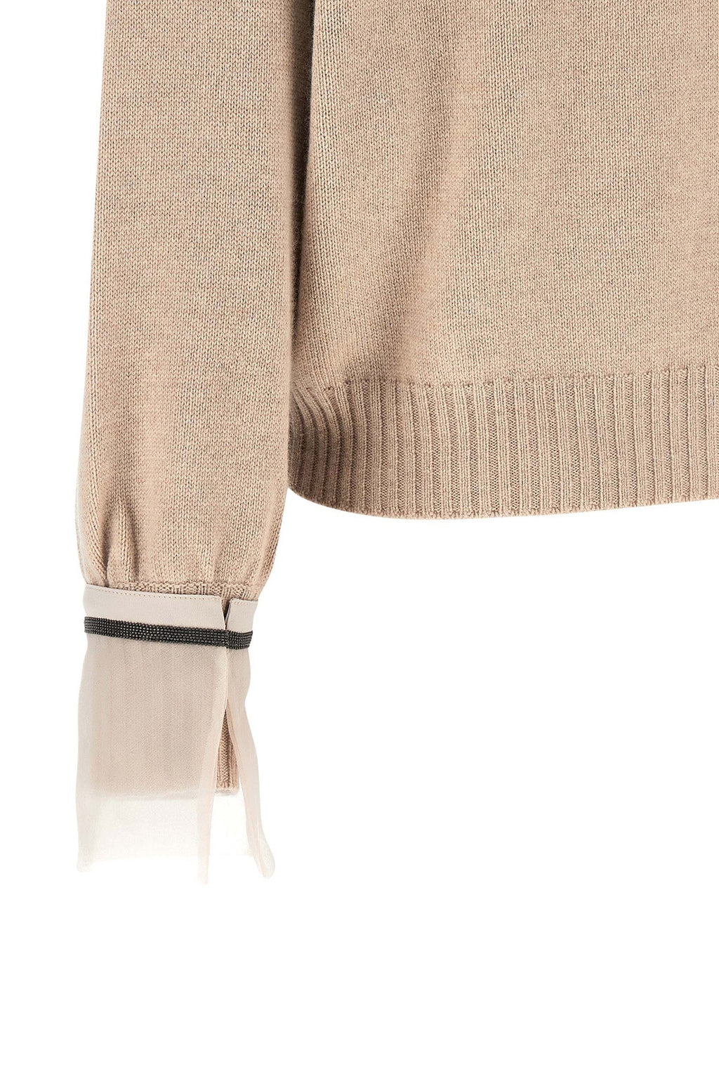 Brunello Cucinelli Women's Removable Monile cuffs in Beige - image 5