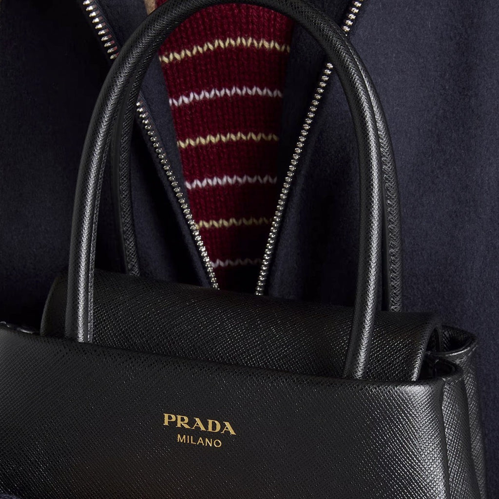 Prada Women's Saffiano Passage Mini Bag in Black