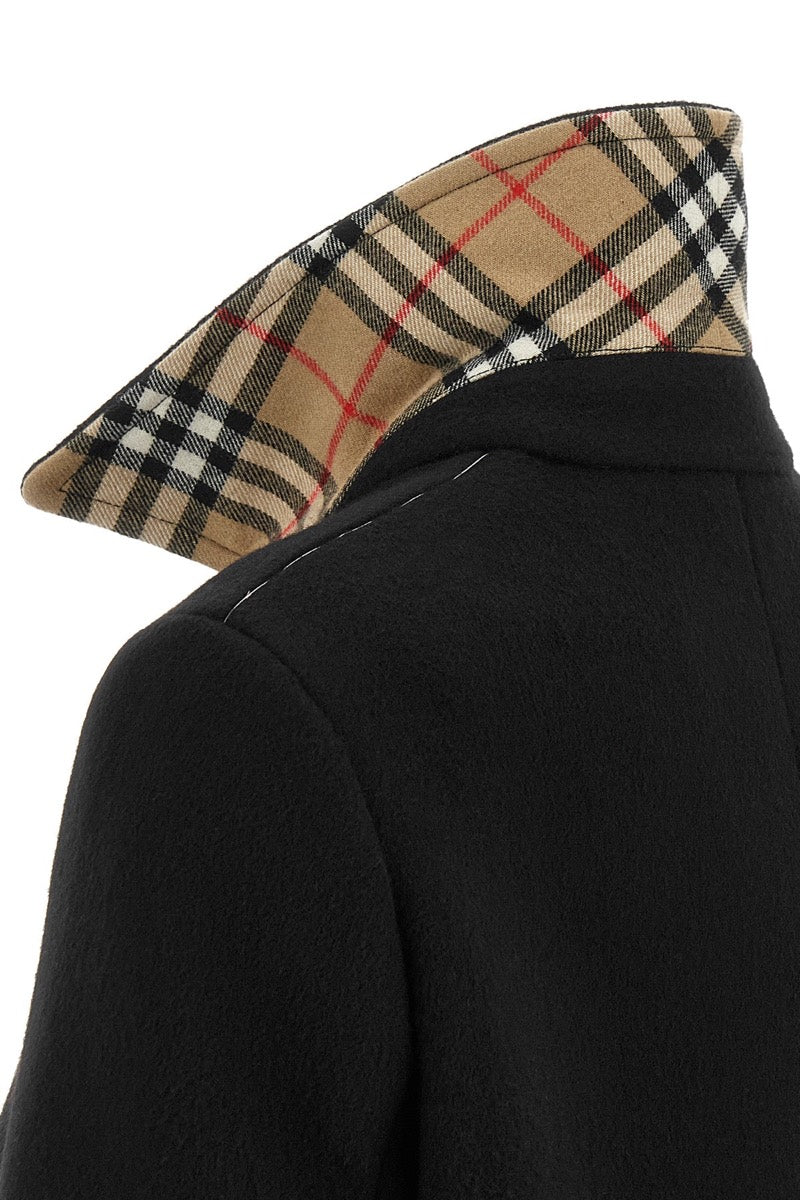 Burberry Women's Wool Cashmere Coat in Black