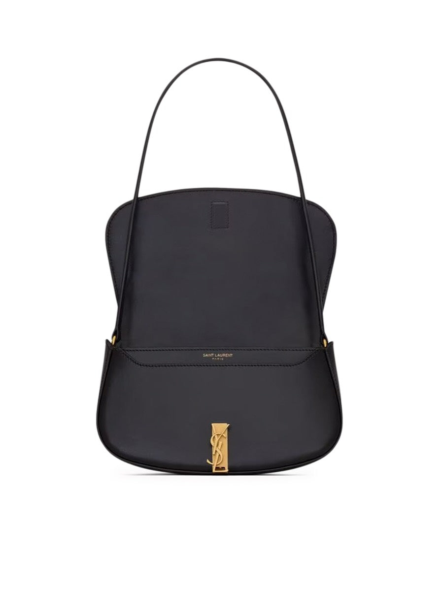 Saint Laurent Women's Leather Voltaire Mini Bag in Black