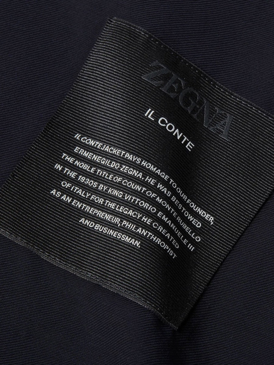 Zegna Men's Cashmere The Count Jacket in Blue
