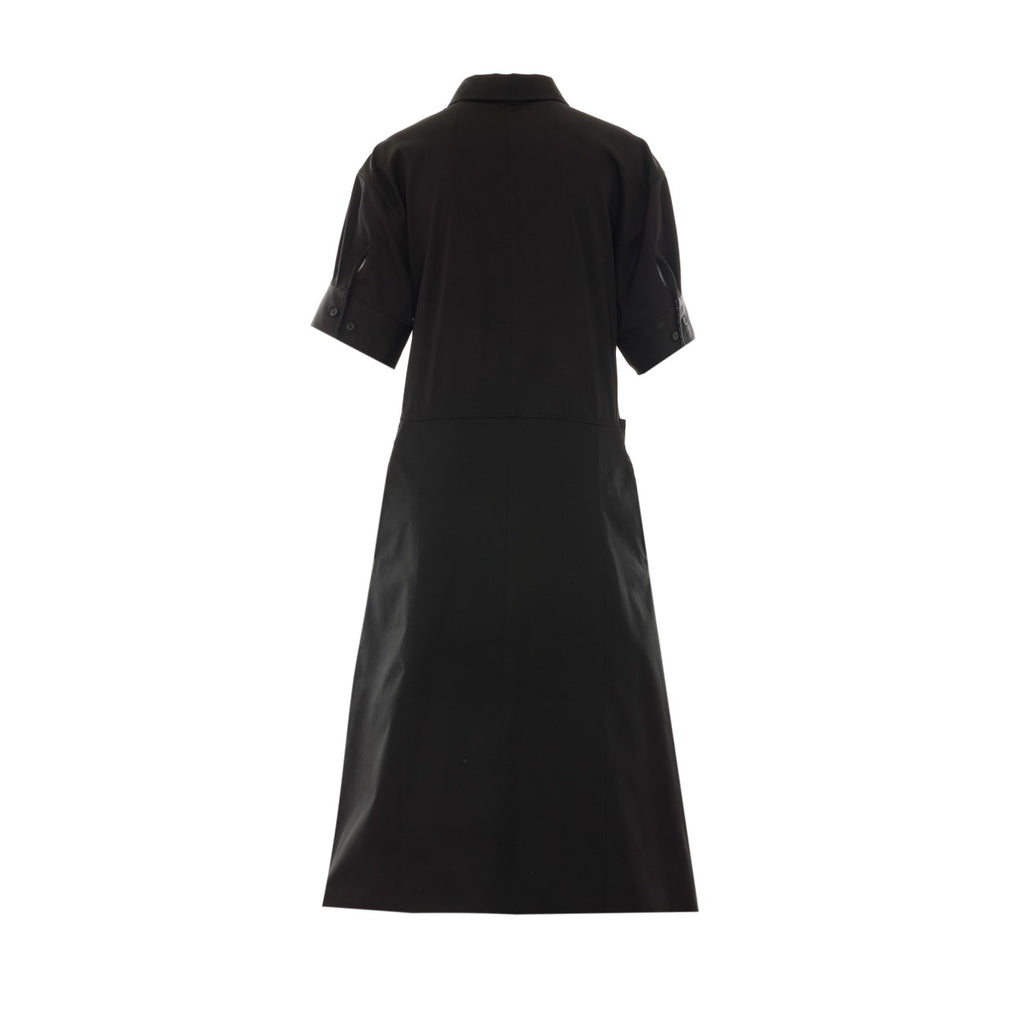 Loewe Women's Cotton and Silk Dress in Black - view 3