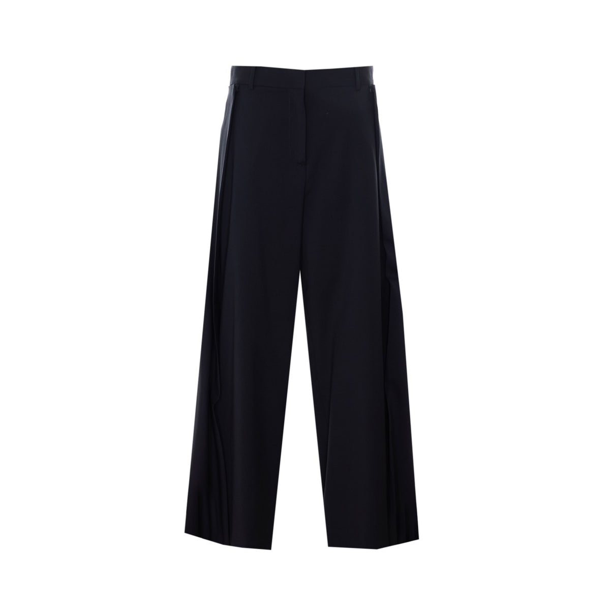 Loewe Women's Wide-Leg Wool Pants in Black - view 1