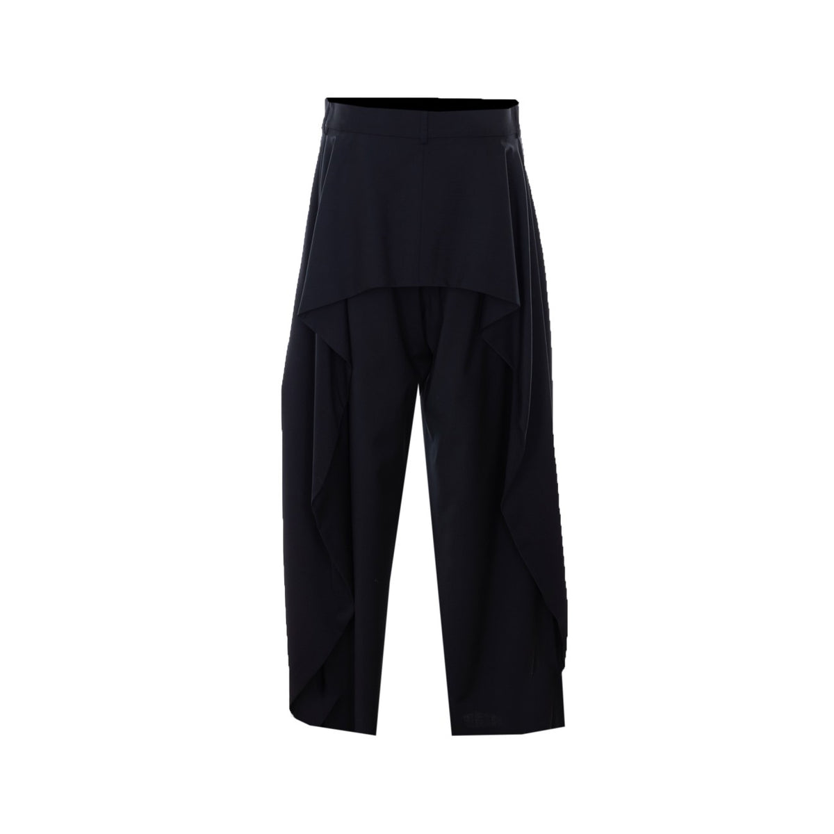 Loewe Women's Wide-Leg Wool Pants in Black - view 2