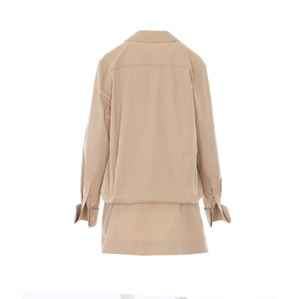Loewe Women's Chemisier Cotton Dress in Beige - view 2