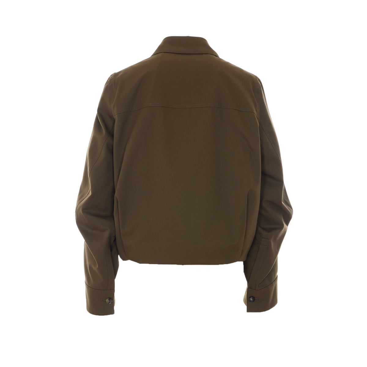 Loewe Women's Silk and Cotton Jacket in Green - view 2