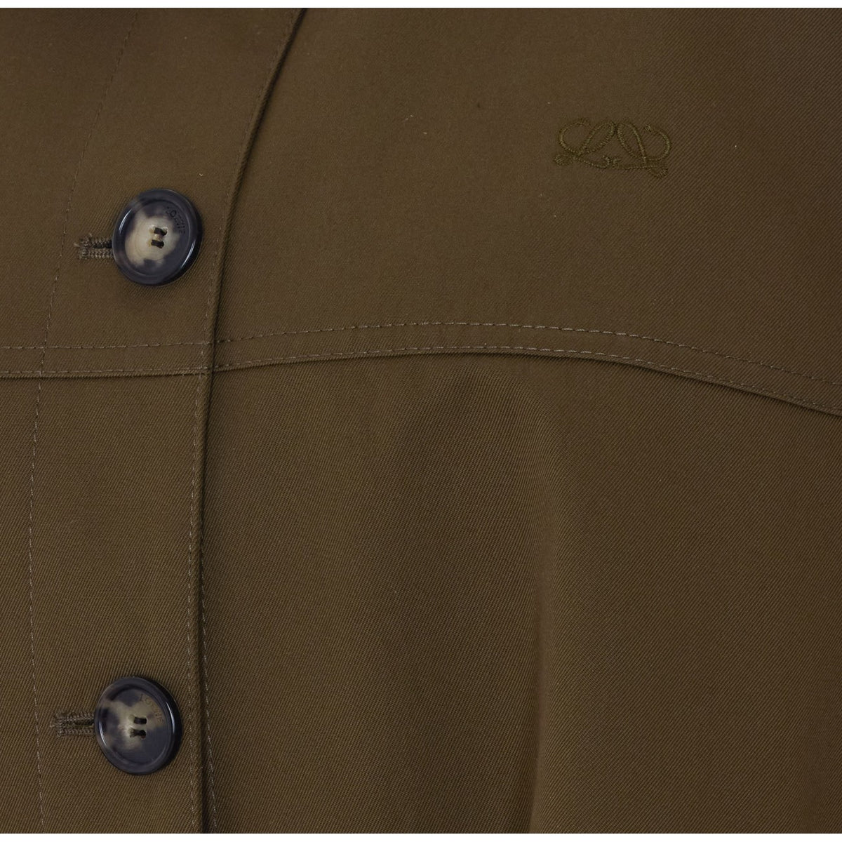 Loewe Women's Silk and Cotton Jacket in Green - view 3