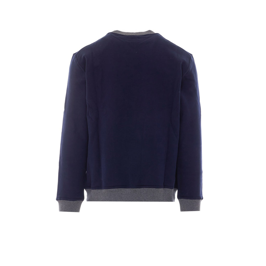 Brunello Cucinelli Men's Cotton Sweatshirt in Blue - view 3