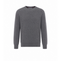 Brunello Cucinelli Men's Cotton Rib Knit Sweater in Grey - view 1