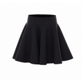 Alaia Women's Skater Wool Knitted Skirt in Black - view 1