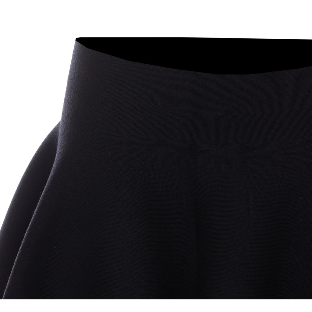 Alaia Women's Skater Wool Knitted Skirt in Black - view 4
