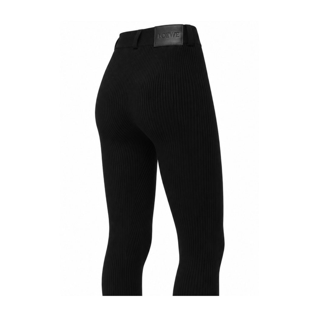 Loewe Women's Logo Viscose Leggings in Black - view 2