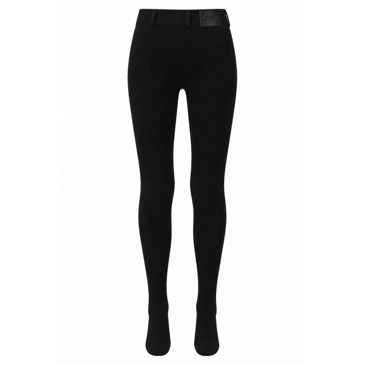Loewe Women's Logo Viscose Leggings in Black - view 3