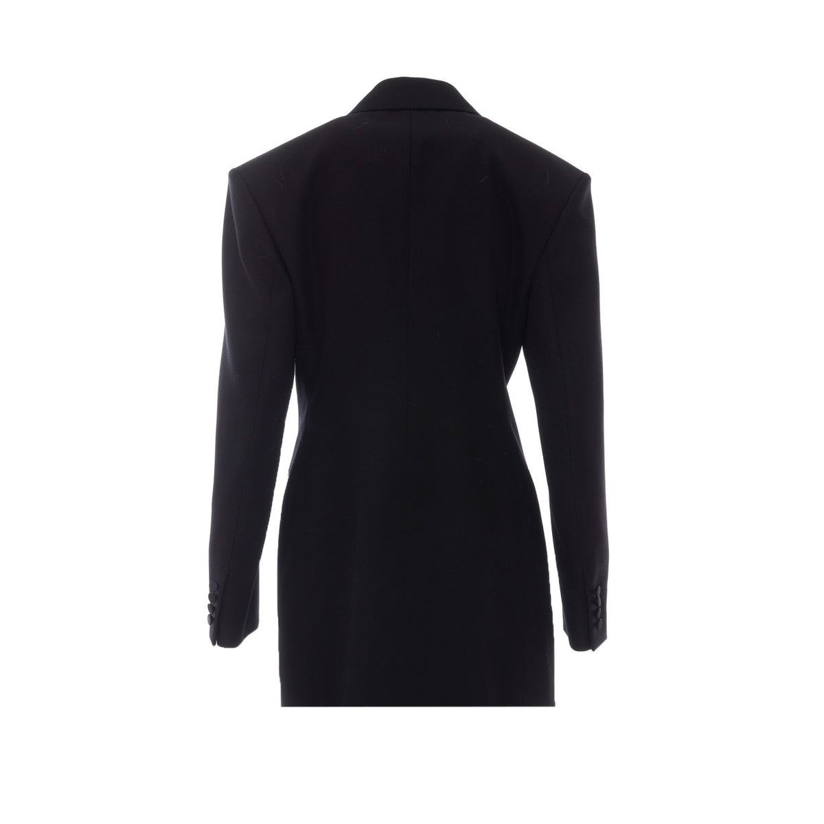 Saint Laurent Women's Tuxedo Wool Jacket in Black - view 2